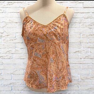 Like New Democracy Paisley Patterned Cami / Tank Size Large